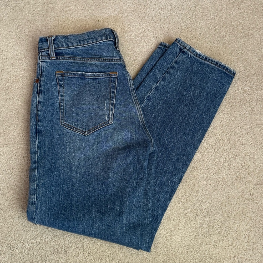 Abercrombie & Fitch Women's High Rise Jeans - Dark Blue